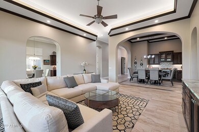 Living Room Opens to Formal Dining Room