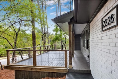 Front porch deck