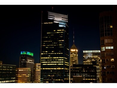 Downtown at night