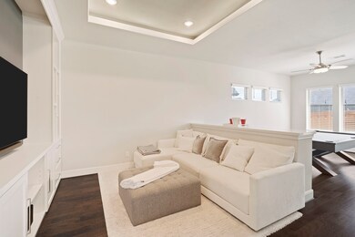 This Game Room was custom built with added sq footage, located on main floor.