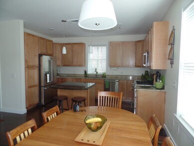 Dining area and kitchen