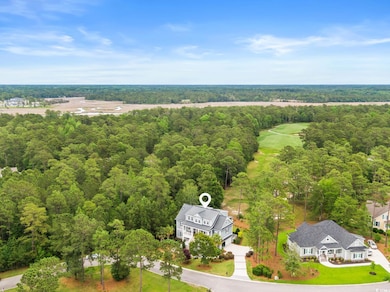 Bird's eye view of a heavily wooded area