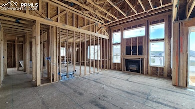 Great room with engineered wood flooring, LED ligh