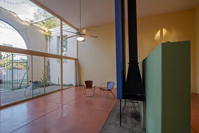 Living room fireplace