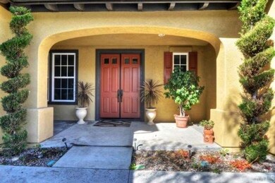 Charming double door entry.