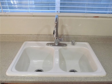 Kitchen view of a sink
