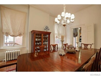 Additional view of Dining Room shows doorway into kitchen