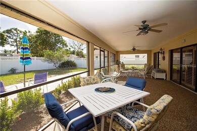 Lanai with patio in background