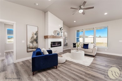 Open style living room