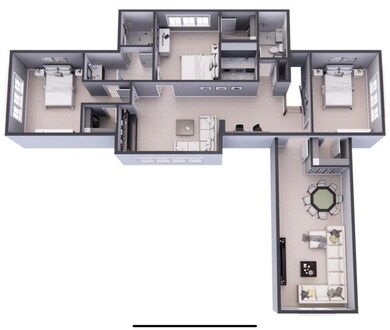 View of room layout