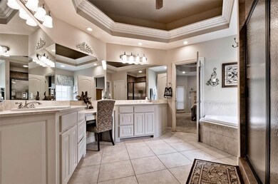 Updated Master Bath offers Dual Vanities, Makeup S