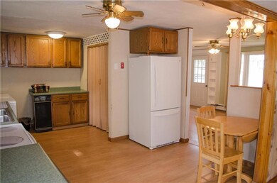 View from kitchen to living room....