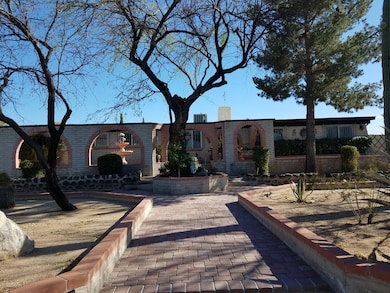 Extensive brick and block work
