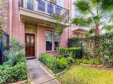 Privately gated front shaded front yard