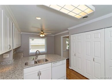 With huge pantry and storage space