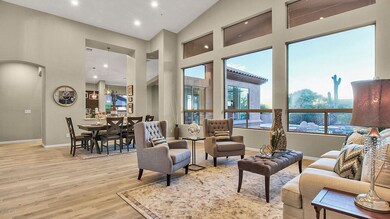 GRAND LIVING/DINING SPACE
