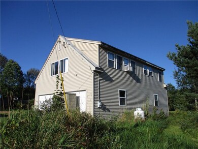 Exterior right and front of detached...