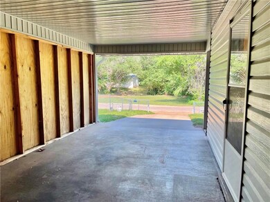Attached carport