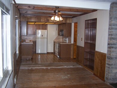 View of Kitchen and Dining Room