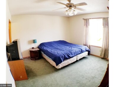 Master bedroom with master bathroom