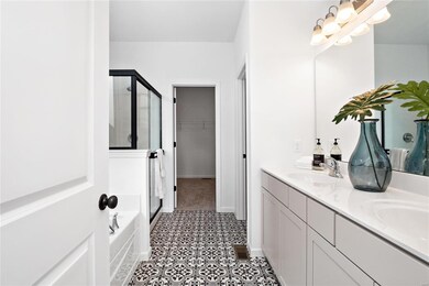 Master Bath with Separate Tub and Shower, Raised H