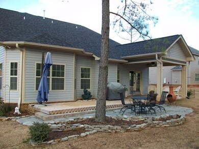 Rear Porch and Patio