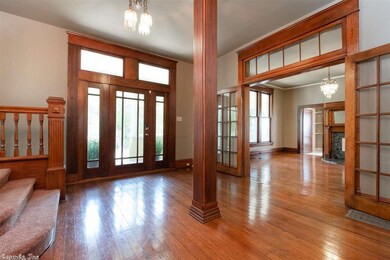 Grand foyer with sitting area