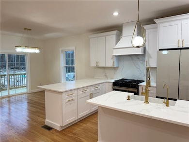 Kitchen (The unit photographed is an end unit on t