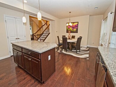 Wonderful open floor plan, the Kitchen opens to th