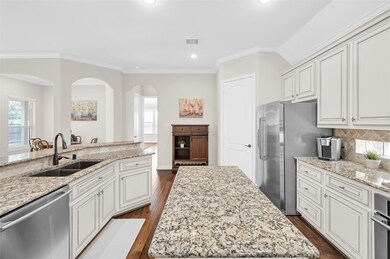 Gourmet kitchen with timeless granite countertops