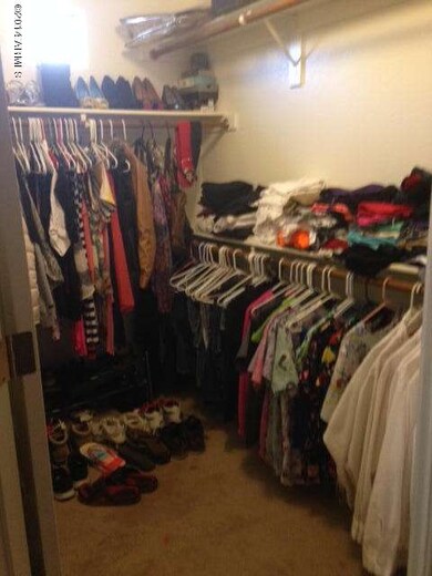 Master walk-in closet