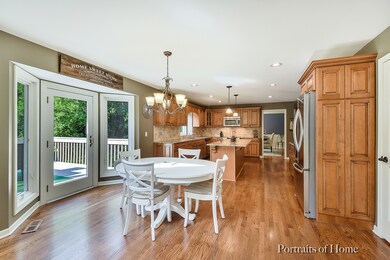 Eat in kitchen area with great backyard views.