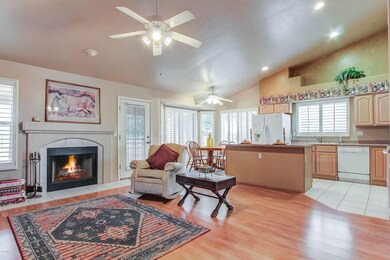 Cozy Den With Fireplace