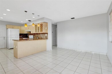 Living Area and Kitchen