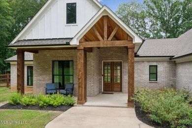 Cedar Beams at Front Entry