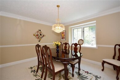 Formal Dining Room with Chair rail, Crown Molding 