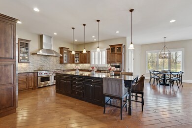 Beautiful Maple Raised Paneled Custom Cabinets wit