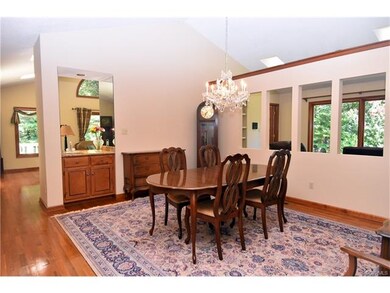 The formal dining room has room for a large gather
