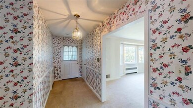 Foyer into formal living room