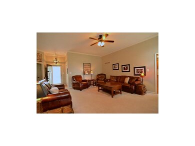 10' ceilings in the living room.