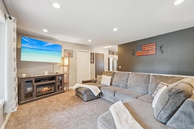 Walk in to nice size living room