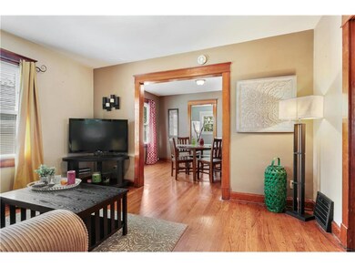 Great flow from living room, to dining room and ki