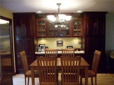 Dining Room. The kitchen opens to the dining area 