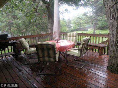 Great deck for enjoying your cookouts under the bi