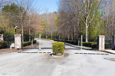 Gated entrance.