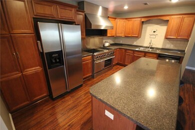 Lots of storage and commercial grade gas stove.