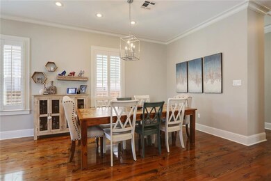 The dining room will accommodate all your gatherin