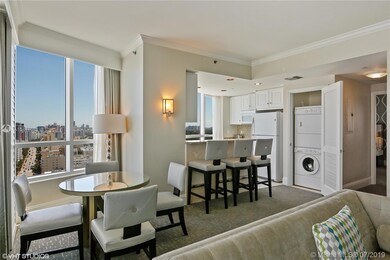 Dining area kitchen and laundry closet