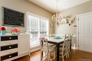 Very roomy Dining Area with thick chair rails. Usu