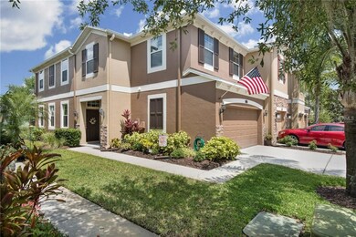 End unit home with side entrance.